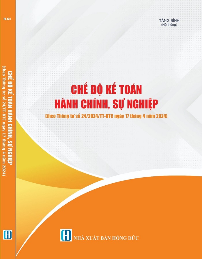 Sách Chế Độ Kế Toán Đơn Vị Hành Chính Sự Nghiệp 2024