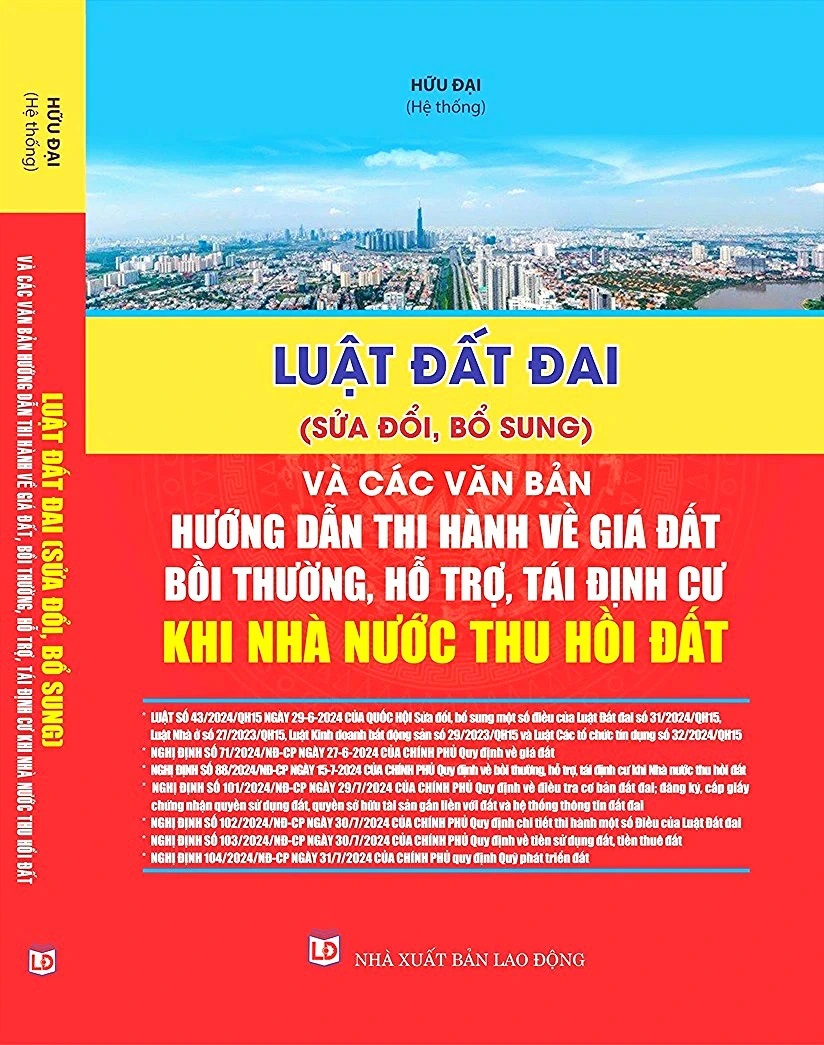 Sách Luật Đất Đai 2024 và Văn Bản Hướng Dẫn Thị Hành
