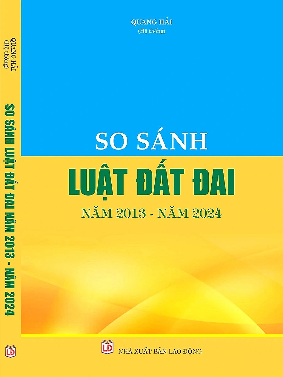 Sách So Sánh Luật Đất Đai 2013 - 2024